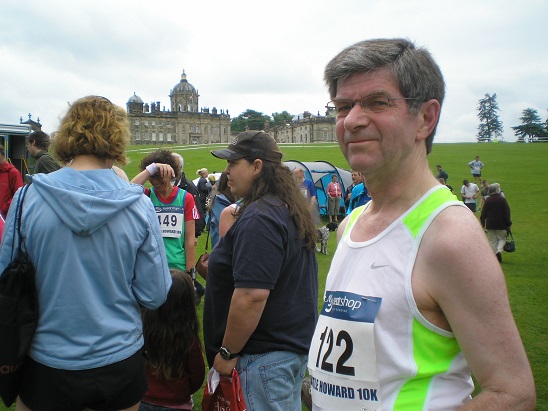 Charles Gardner completes the Castle Howard 10K trail in North Yorkshire in 2010. Photo: Linda Gardner