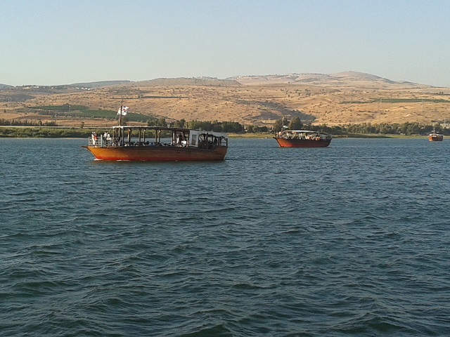 The Sea of Galilee, where Jesus calmed the storm with a word. Photo by Charles Gardner.