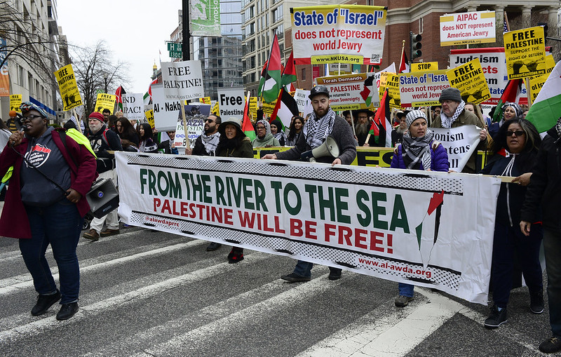 Chorus of disapproval: Westerners join Palestinians in calling for Israel's demise
