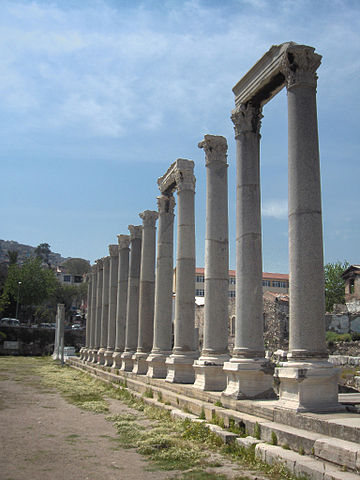 The agora in modern Izmir, Turkey.