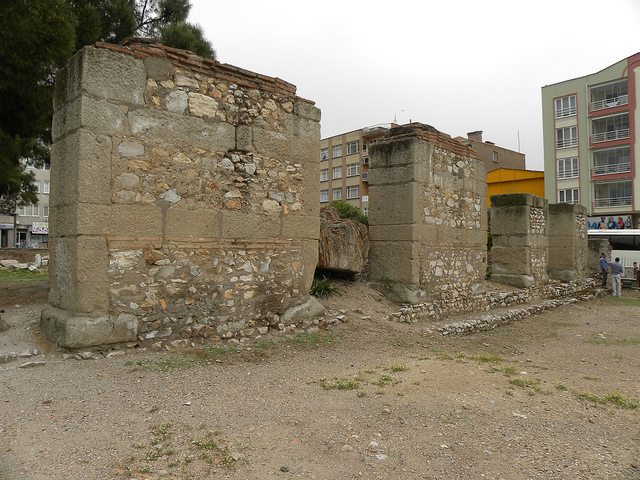 Ruins of a Byzantine church in Thyatira. See Photo Credits.