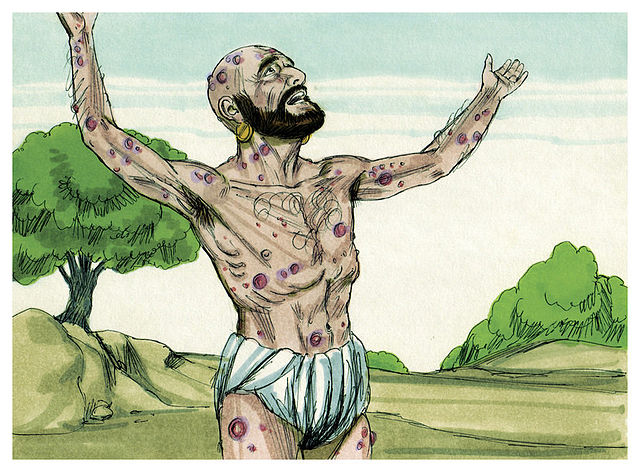Biblical illustration of Book of Job.