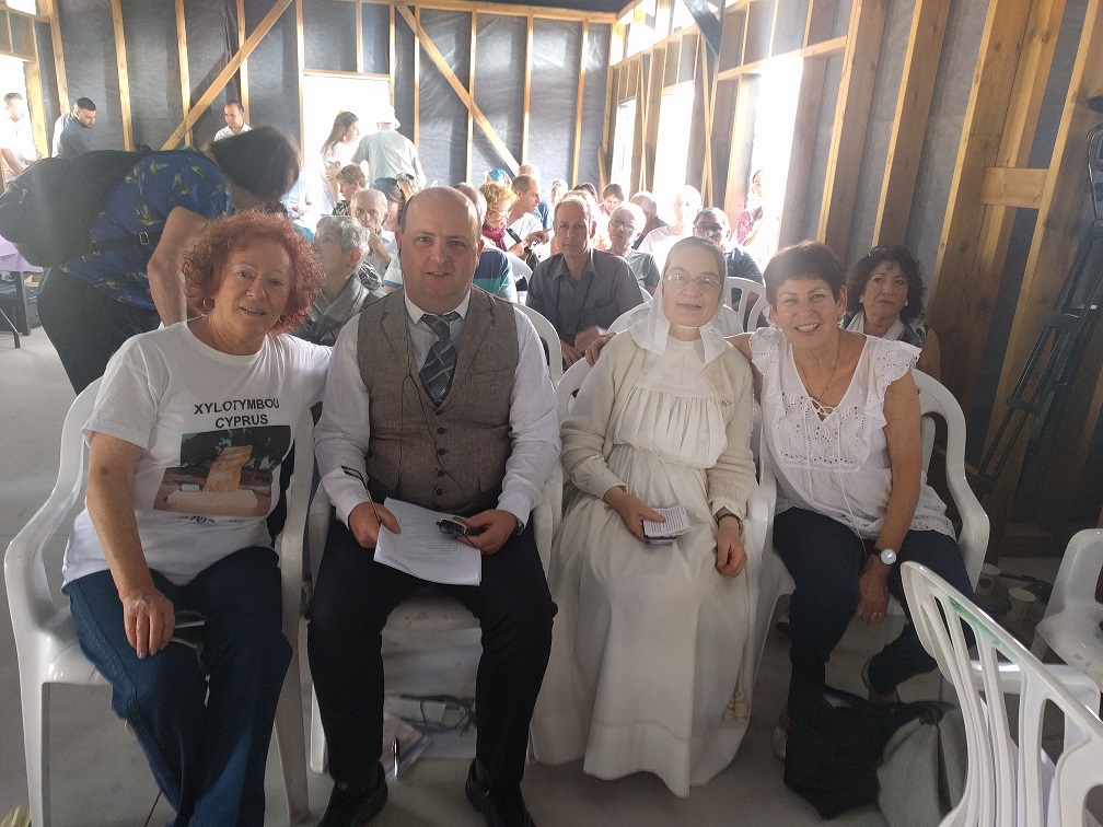 Brits and Israelis together at the Atlit meeting. Photo courtesy of Anne Heelis.