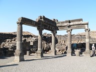 3rd century Chorazin synagogue - photo by D Longworth