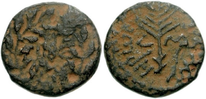 Coin of Herod Antipas Year 34 30AD minted at Tiberias Credit Classical Numismatic Group Creative Commons
