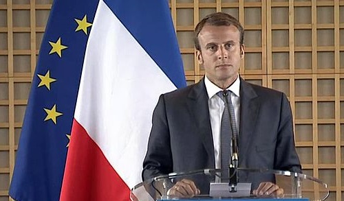 Emmanuel Macron. 