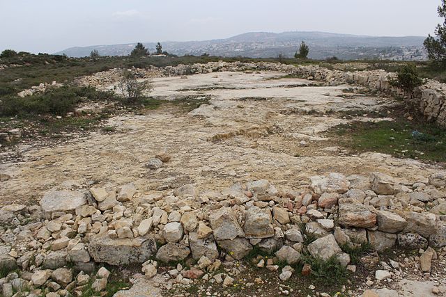 Jeroboam's Temple in Bet El. See Photo Credits.