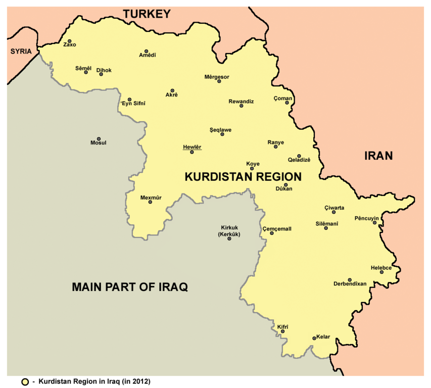 Kurdistan in 2012.