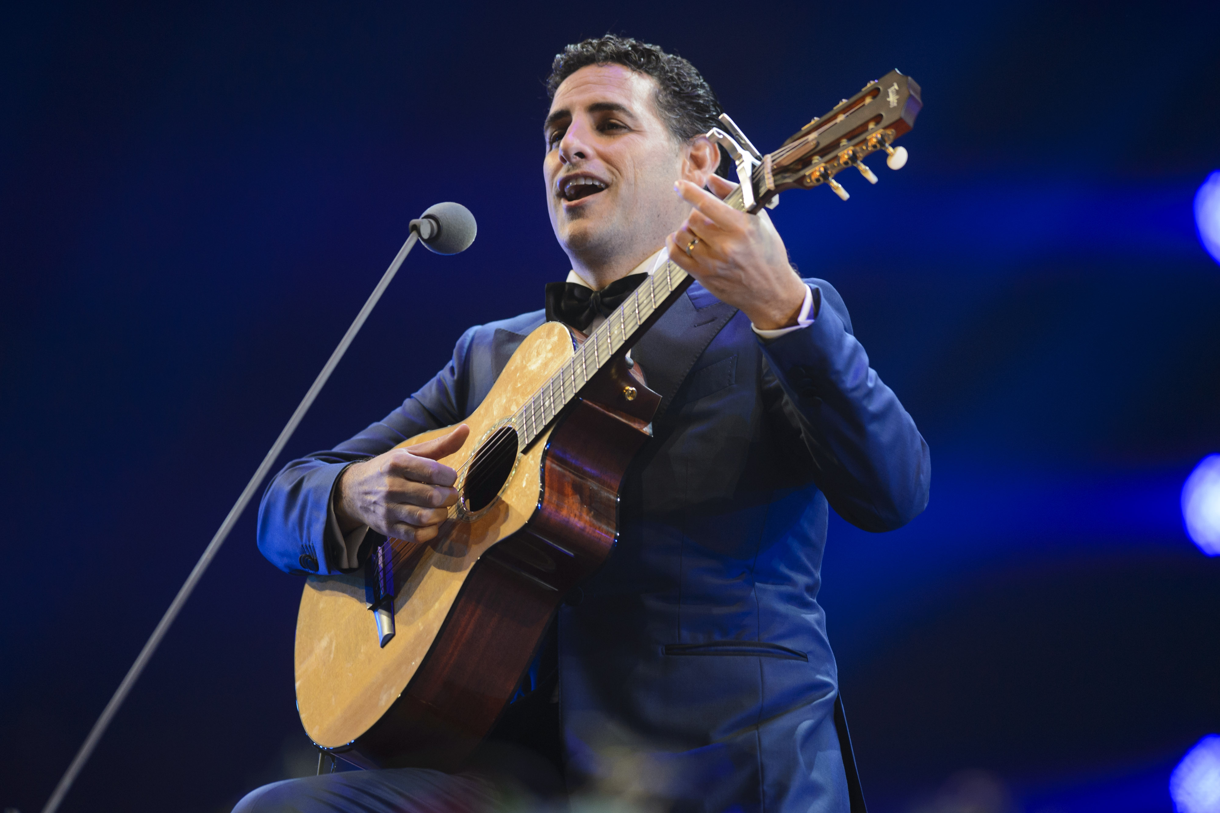 Juan Diego performing at BBC Proms in the Park see photo credits