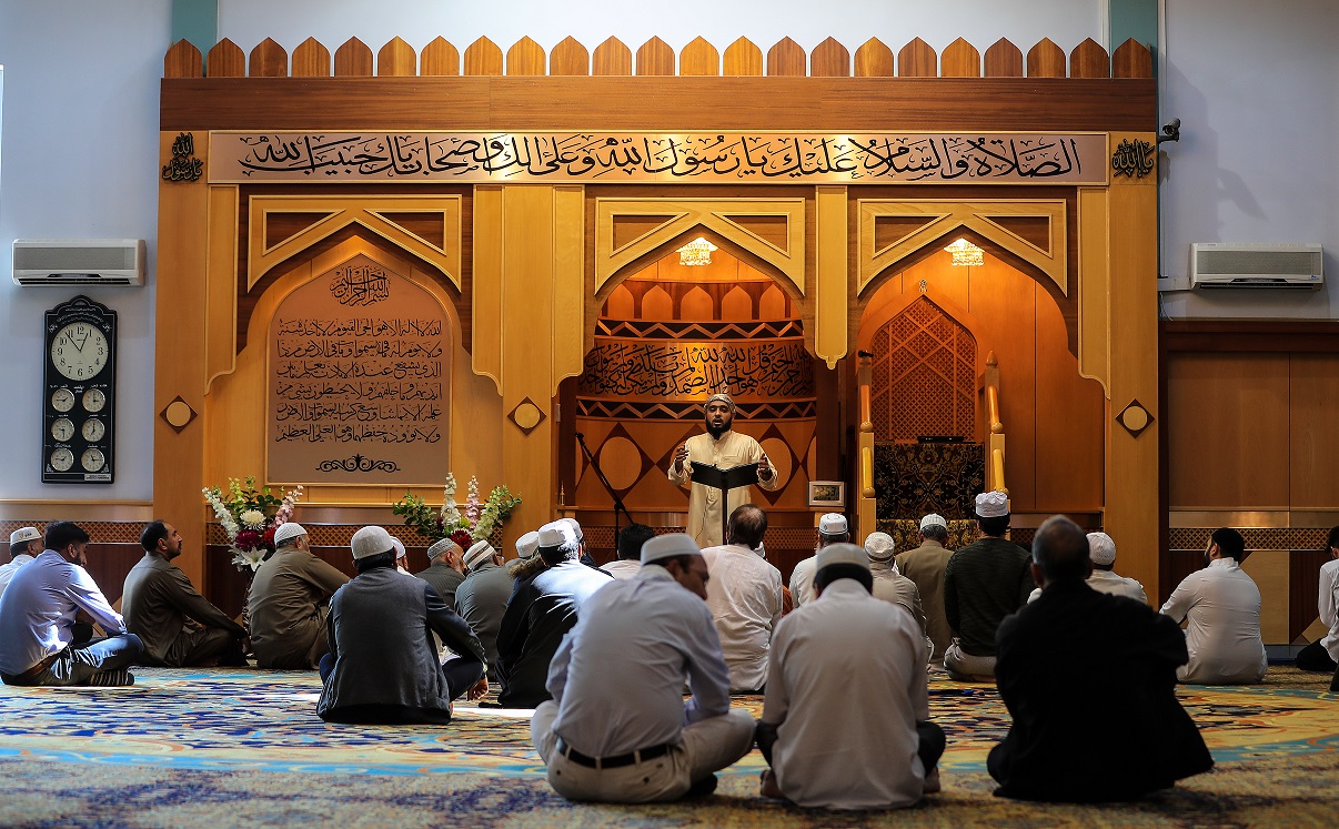 Manchester Central Mosque. See Photo Credits.
