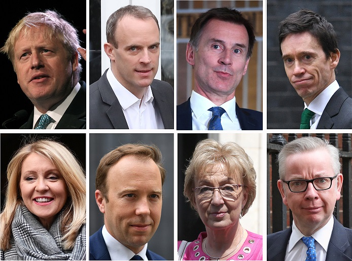 Tory leadership hopefuls. PA/PA Wire/PA Images