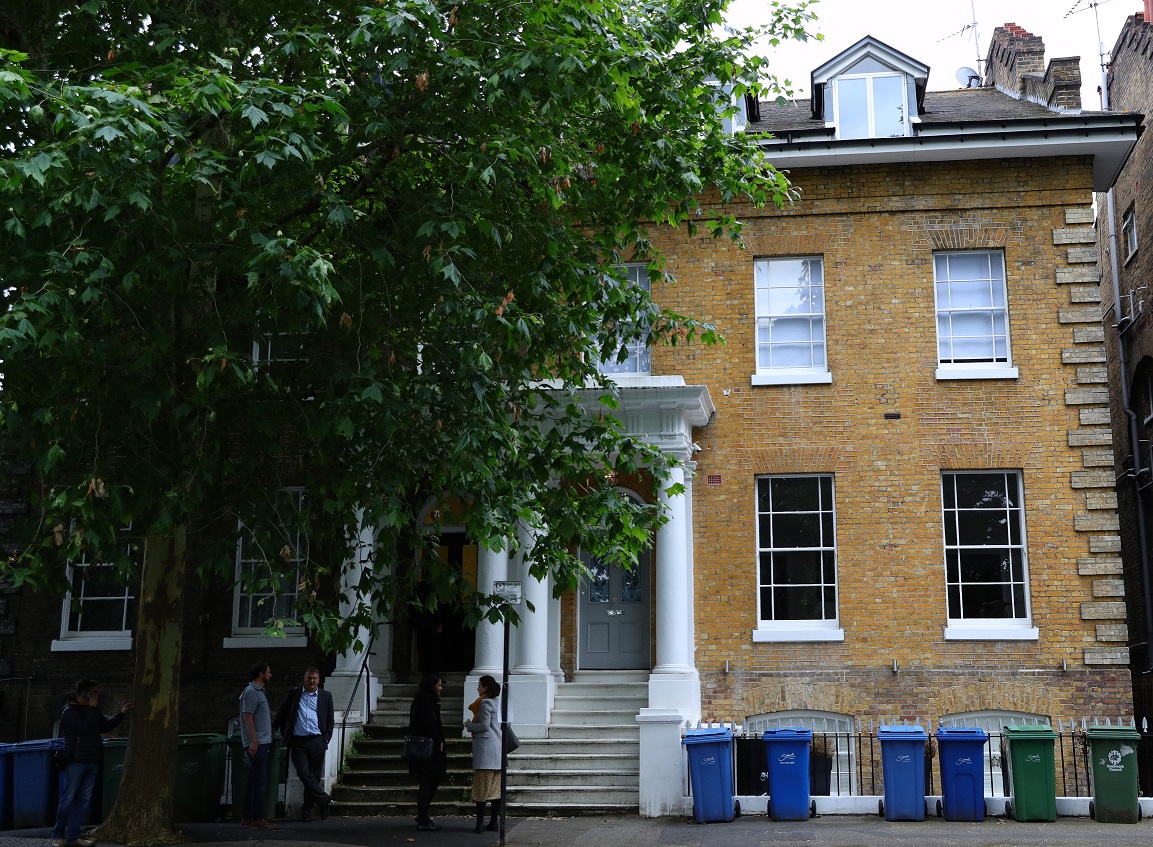 Not quite domestic bliss: Boris Johnson's home, south London. 