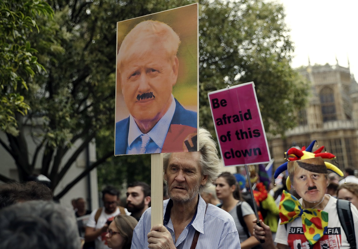 The Prime Minister has been likened to Hitler and the proroguation to an assault on democracy. See Photo Credits