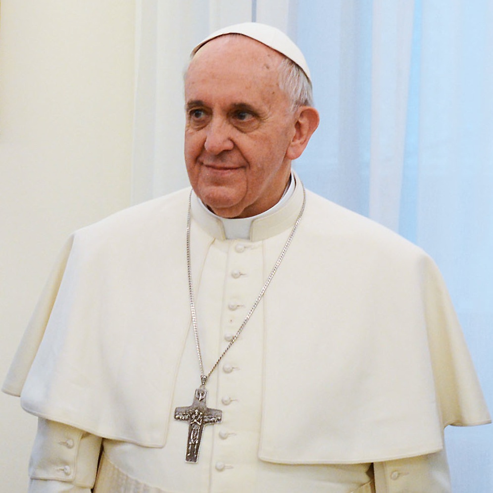 Pope Francis, who has denied the religious nature of recent terrorist attacks.