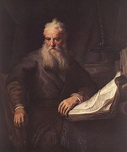 The Apostle Paul, by Rembrandt, Wikimedia Commons