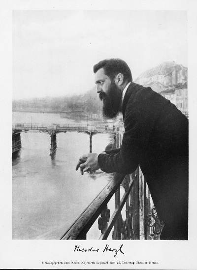 Theodore Herzl. Image from the Central Zionist Archive.