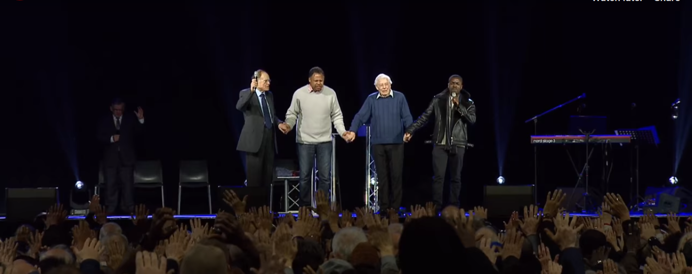 Leaders pray for unity, Wembley Arena, Saturday 26 January 2019.
