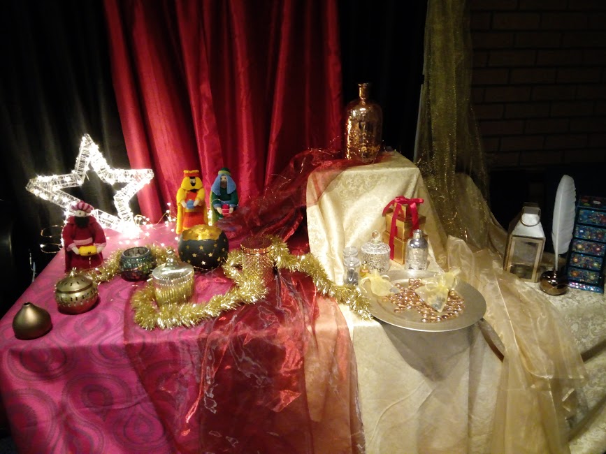 Part of the last section of the journey - when the children visit the wise men and hear their story.