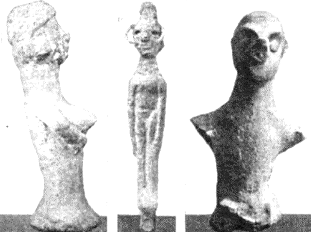 Statues of Canaanite gods