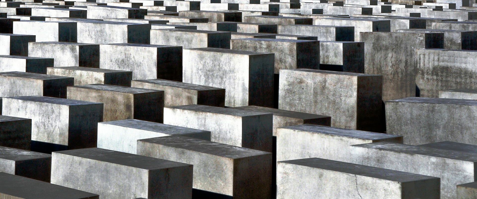 Holocaust memorial, Berlin. See Photo Credits.