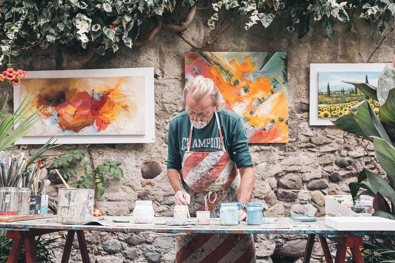 Study and artistic endeavour are seen as springing from the life of God inside us and the gifts he has bestowed.