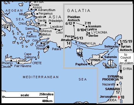 Paul's first missionary journey