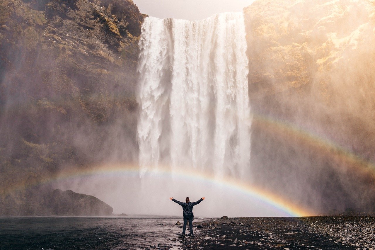 "Whoever believes in me, as the Scripture has said, rivers of living water will flow from within him.” (John 7:37). 