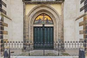 Door of the Theses in Wittenberg, Germany.