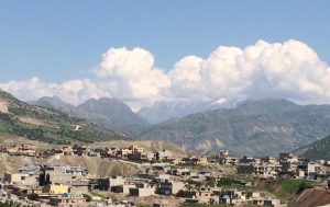 The Zagros range, where were privileged to give out Bibles, including to Muslim imams. 
