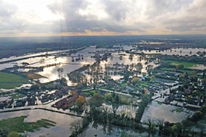 Floodwaters at Fishlake, Doncaster