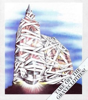 Original cover artwork from Prophecy Today&#039;s first issue, March/April 1985.