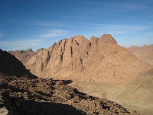 Thought to be Mt Sinai
