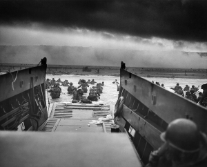US troops Omaha Beach on 6 June 1944