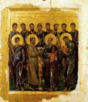 Synaxis of the Twelve Apostles, early 14th Century