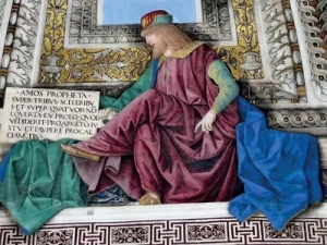 Amos: Fresco by Melozzo da Forlì