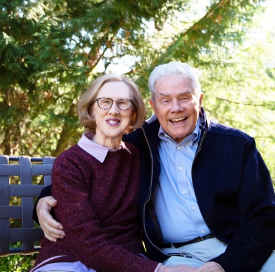 Luis with his wife, Pat