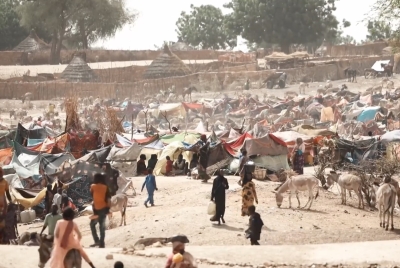 Sudanese refugee camp