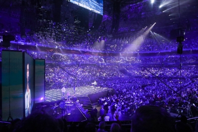 Hillsong&#039;s 2018 conference, entitled &#039;There is More!&#039;.