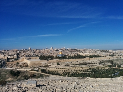 Jerusalem from the Mt of Olives, where Princess Alice is buried.