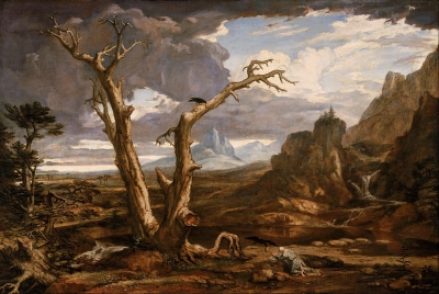 &#039;Elijah in the Desert&#039; by Washington Allston (1779-1843)