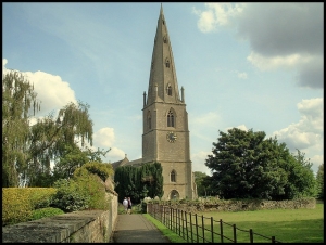 Olney Church, where Newton wrote his well loved hymn