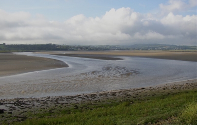 Loughor estuary at low tide.
