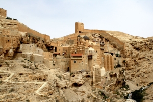 Ancient Mar Saba church, West Bank