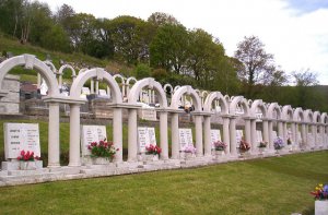 The children&#039;s cemetery in Aberfan.