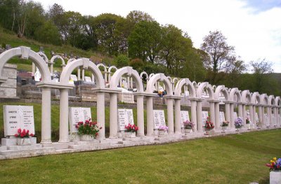 The children&#039;s cemetery in Aberfan.