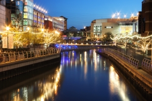 Reading town centre.
