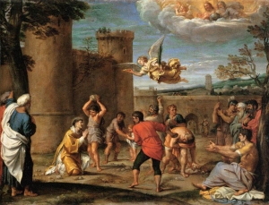 &#039;The Stoning of St Stephen&#039; by Annibale Carracci