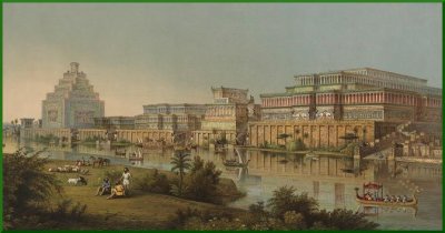 Archaeologist Henry Layard&#039;s impression of Ninevah. See Photo Credits.