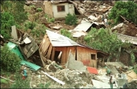 Effect of Hurricane Mitch in Honduras