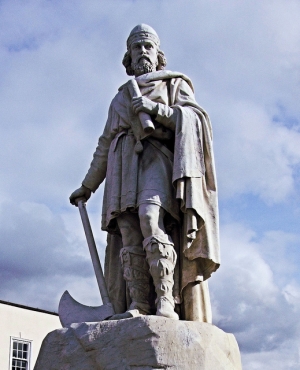 Alfred the Great: warrior and law-maker.